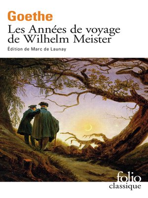 cover image of Les Années de voyage de Wilhelm Meister